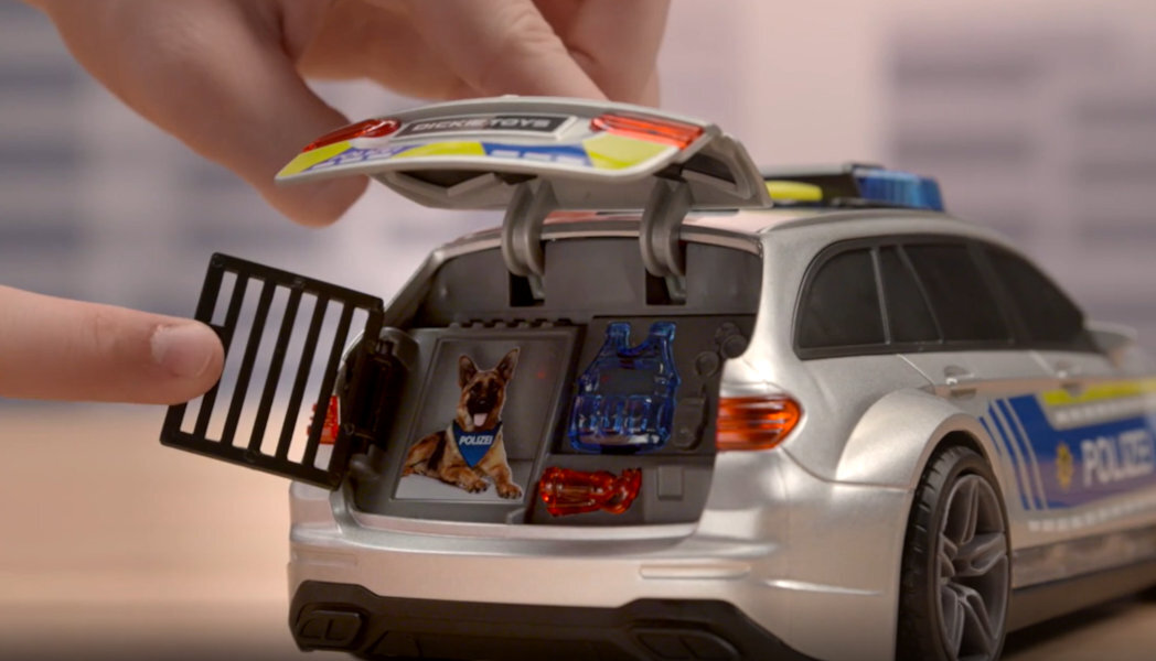 Samochód DICKIE TOYS Playlife SOS Mercedes AMG E43 misja wyposażenie ciekawość zainteresowanie