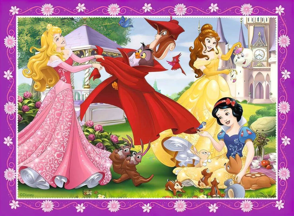 Puzzle RAVENSBURGER Księżniczki Disney 4w1 - motyw