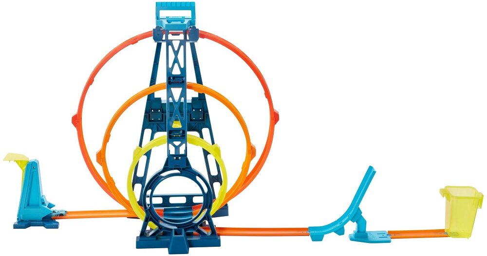 Tor Hot Wheels Potrójna pętla GLC96 Wspaniały prezent