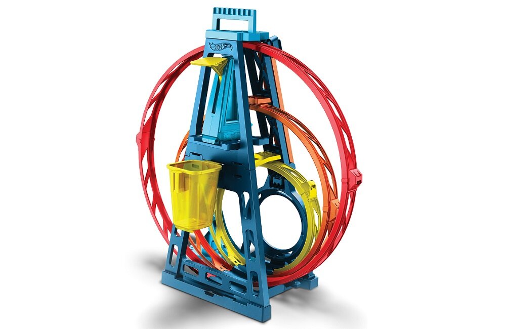 Tor Hot Wheels Potrójna pętla GLC96 Łącz zestawy