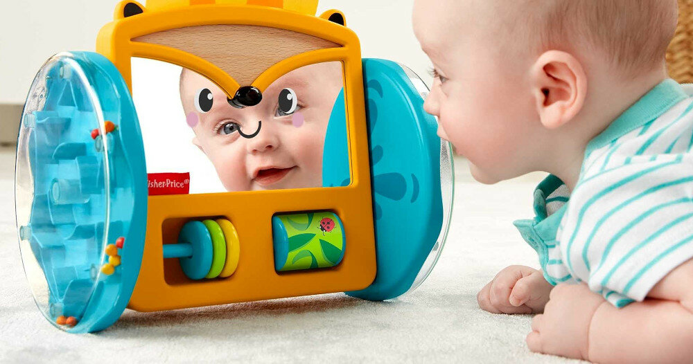 Zabawka FISHER PRICE Jeż Lusterko GJW14 raczkowanie chodzenie