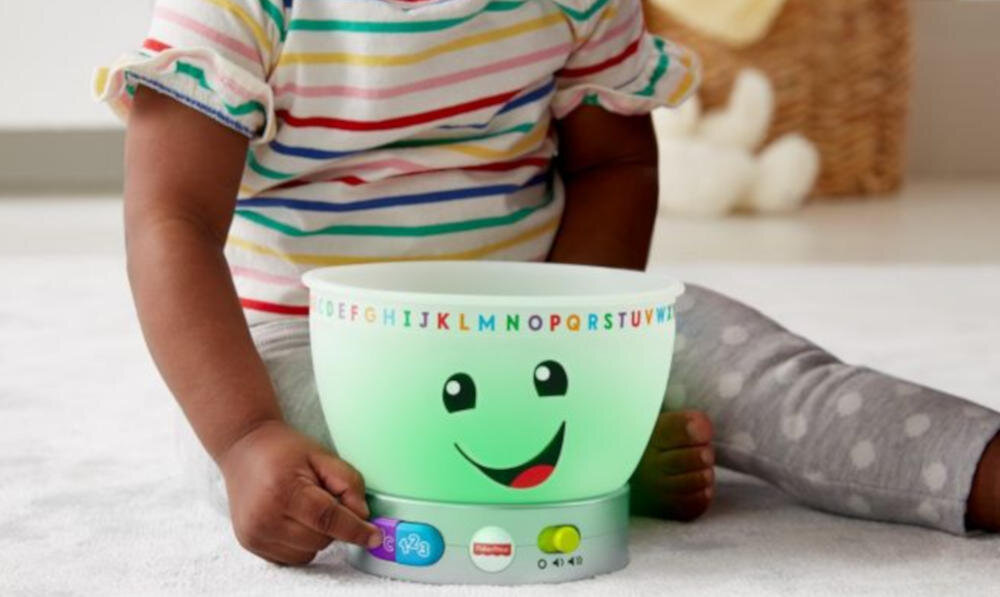 FISHER-PRICE-MIKSER-EDUKACYJNY mikser zmiana kolory dziecko produkt