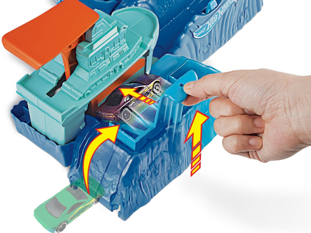 Tor Hot Wheels Roborekin GJL12 kolor zmiana woda ciepla zimna