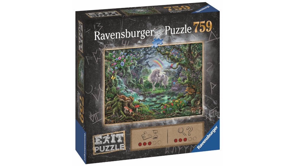 Puzzle RAVENSBURGER Exit Jednorożec - zagadka