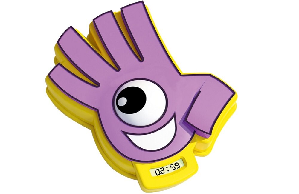 Gra karciana REBEL Dobble Chrono 5 nowych wariantów gry z wykorzystaniem specjalnego minutnika Kreatywna zabawa na długie wieczory dla dzieci powyżej 6 roku życia