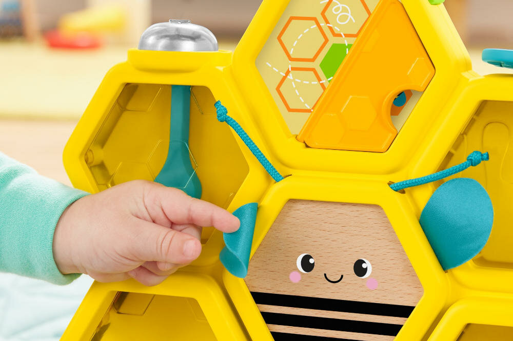 FISHER-PRICE-PSZCZOLKA-GJW27 krążki dzwoneczek