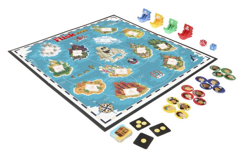 Gra planszowa HASBRO Ryzyko Junior rozgrywka zabawa rodzina na wieczór dla dzieci