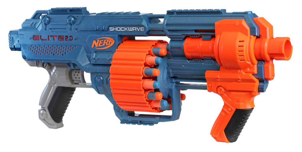 Wyrzutnia HASBRO Nerf Elite 2.0 Shockwave E9527 dodatkowe akcesoria precyzja prędkość