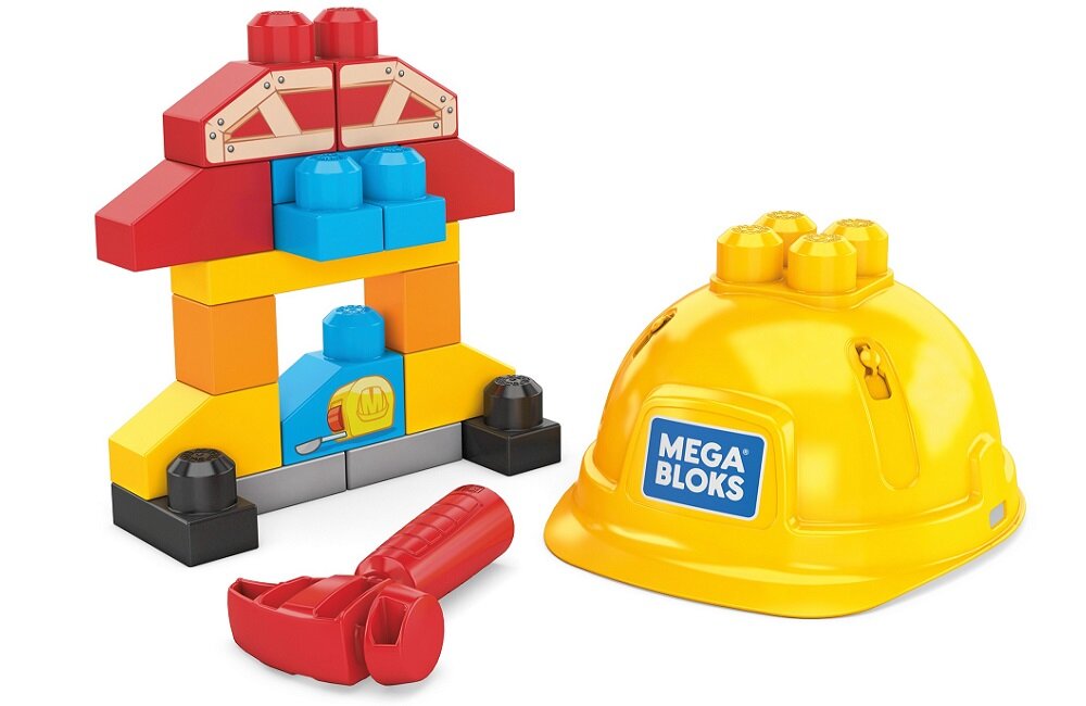 KLOCKI MEGA BLOKS ZESTAW MAŁY MAJSTERKOWICZ GNT91 20 elementów w zestawie