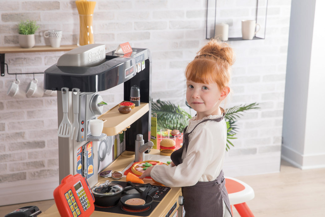 Zabawka restauracja SMOBY Szefa kuchni 7600312303 zabawa pomoc nauka kreatywność dźwięki akcesoria