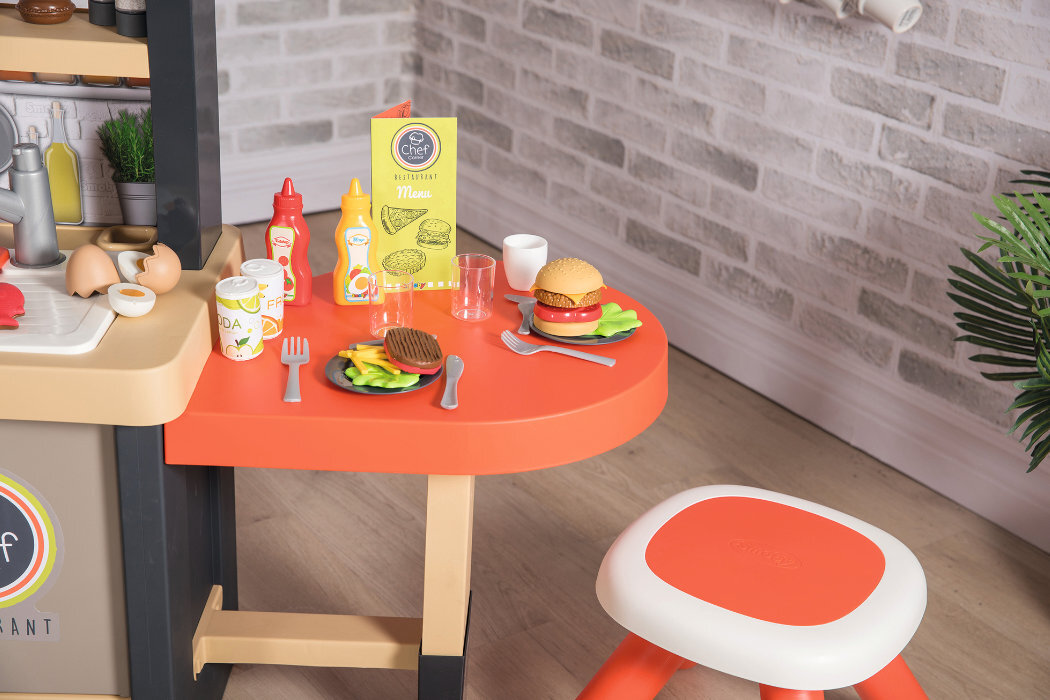 Zabawka restauracja SMOBY Szefa kuchni 7600312303 zabawa pomoc nauka kreatywność dźwięki akcesoria