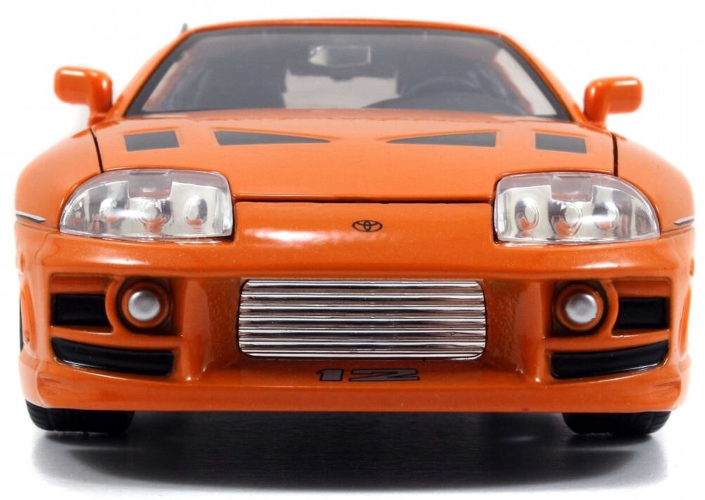 Samochód JADA TOYS Szybcy i wściekli 1995 Toyota Supra 253203005 Otwierane drzwi, maska, bagażnik i zdejmowany dach odzwierciedla oryginalną konstrukcję efektowna dekoracja