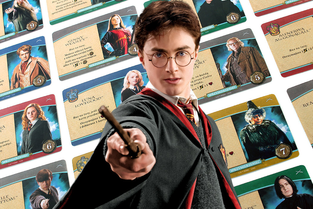 Gra planszowa REBEL Harry Potter Hogwarts Battle Obrona przed czarną magią zasady zaklęcia ofensywa obrona