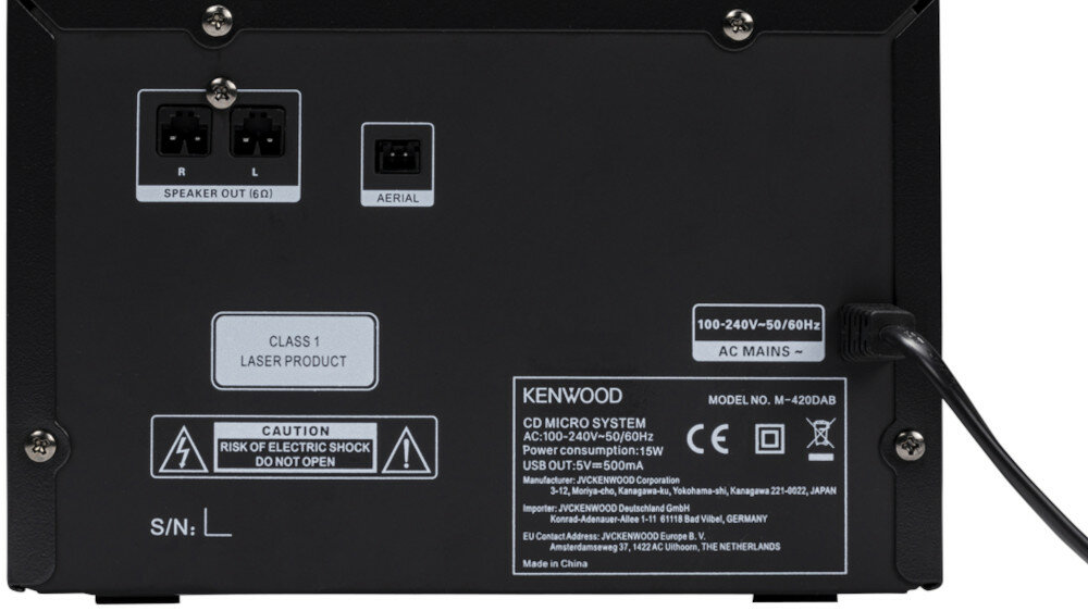 Wieża KENWOOD M-420DAB  - bluetooth