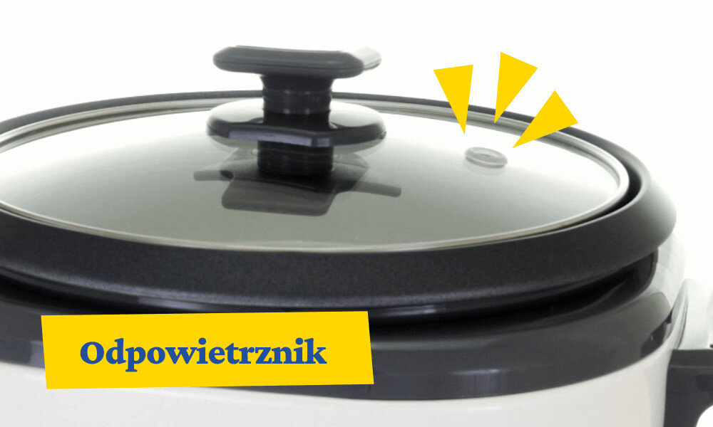 Ryżowar RUSSELL HOBBS Small 27020-56 Odpowietrznik System odpowietrzania para gotowanie