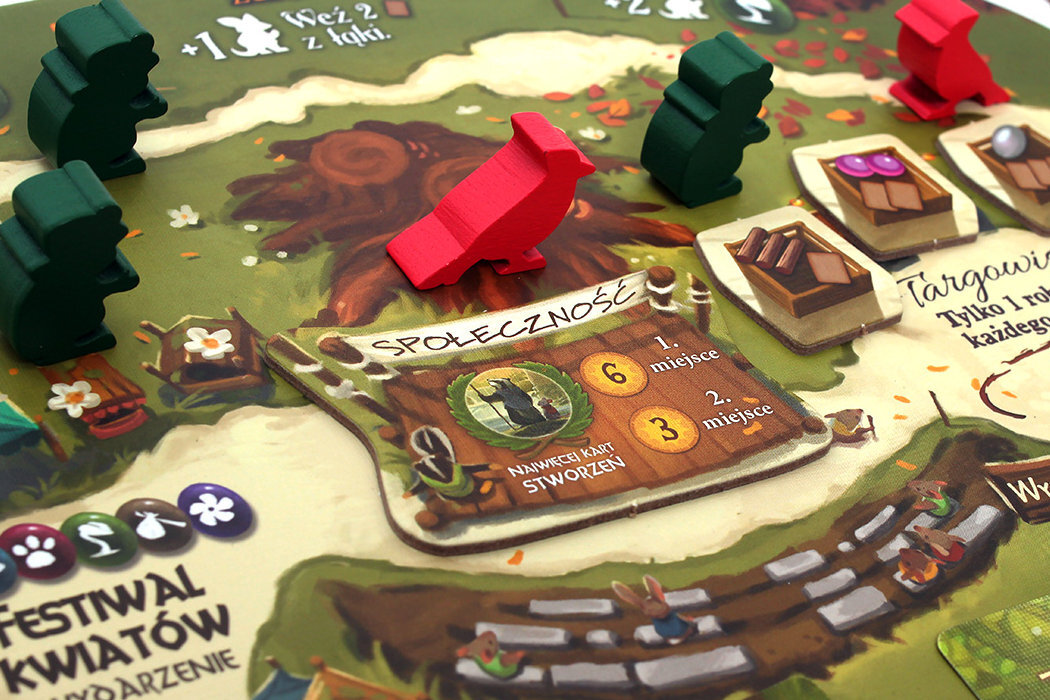 Gra planszowa REBEL Everdell Święto Lata alokacji przyjemność odkrywanie
