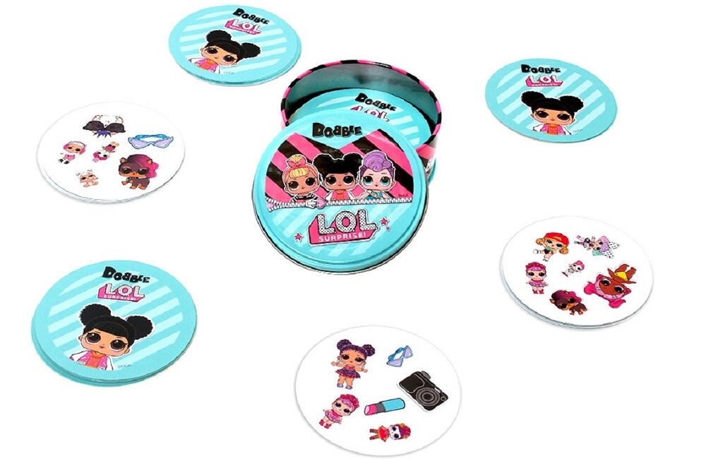 Gra karciana REBEL Dobble LOL Surprise Wiele sposobów na grę