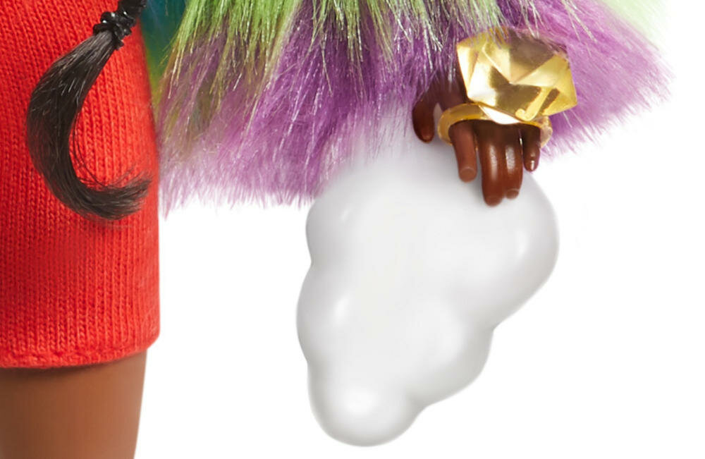 MATTEL-BARBIE-EXTRA-MODA stylizacja dodatki chmurkowa kopertówka diament