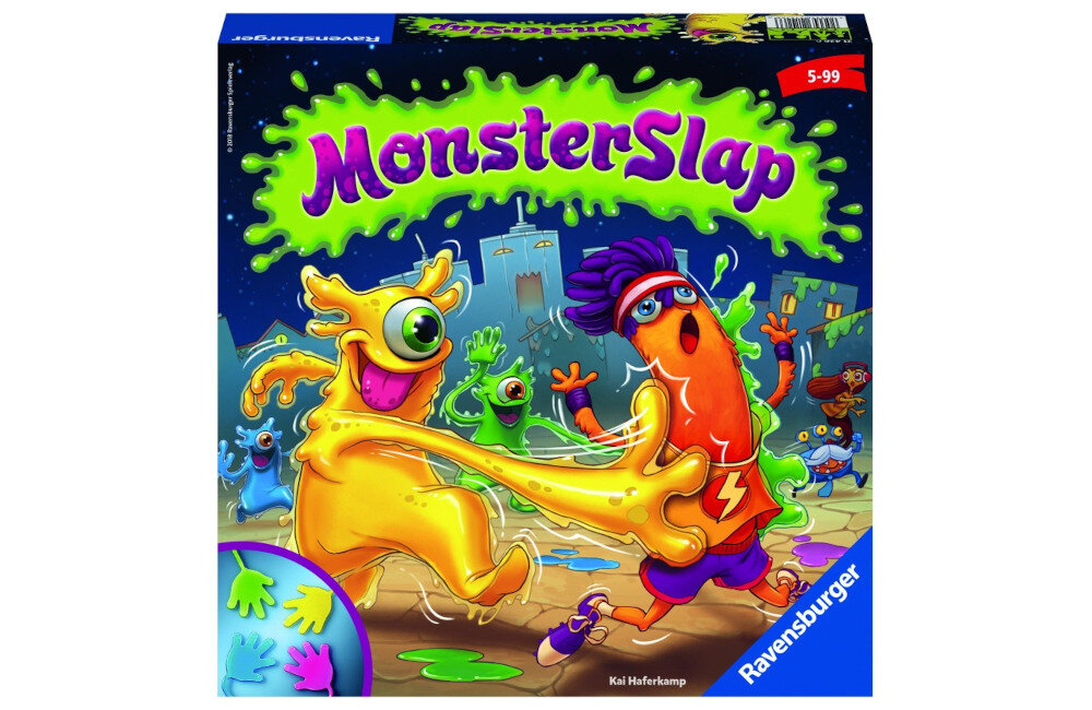 Gra zręcznościowa RAVENSBURGER Monster Slap rodzinna gra dla dzieci i dorosłych