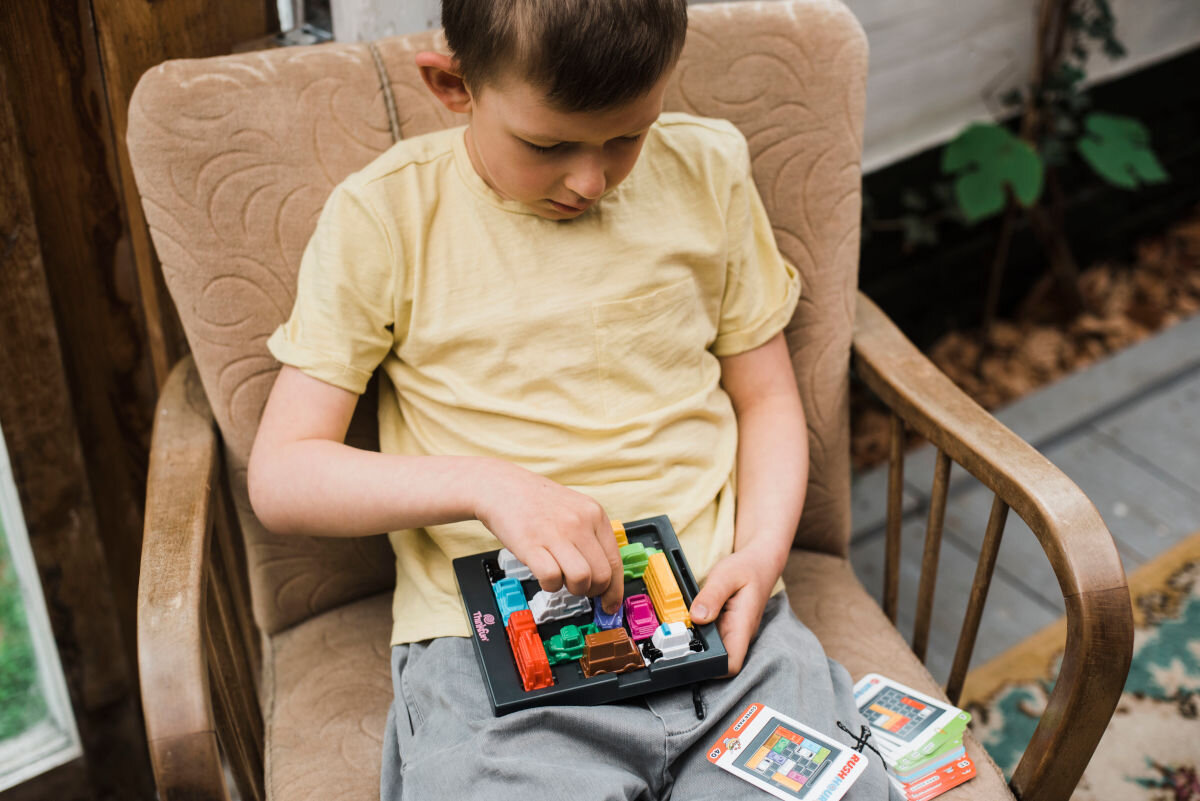 Gra logiczna RAVENSBURGER Rush Hour Junior karty sekwencyjne myślenie