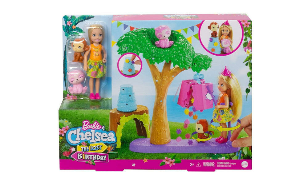 BARBIE-CHELSEA zestaw lalka akcesoria instrukcja karta gwarancyjna