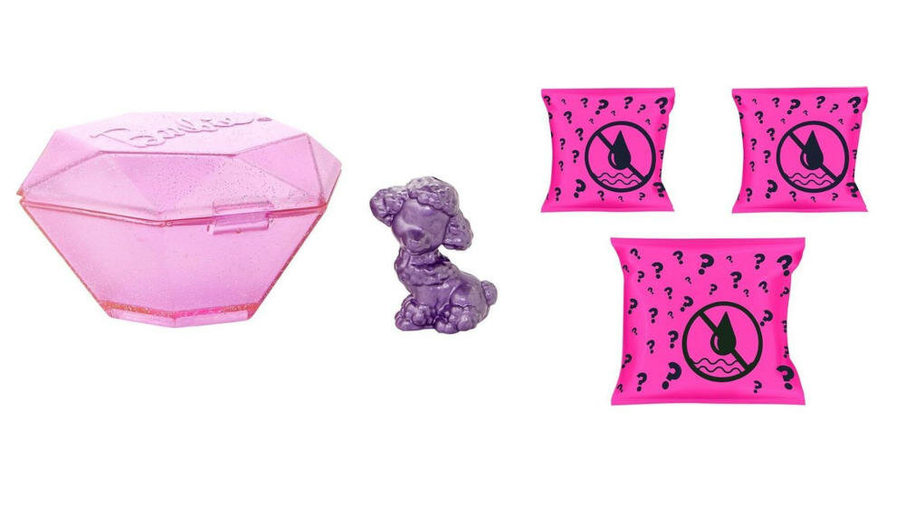 MATTEL-BARBIE-REVEAL-MINIFUGURKA-GTT10 niespodzianki magiczne saszetki zabawa pudełeczko