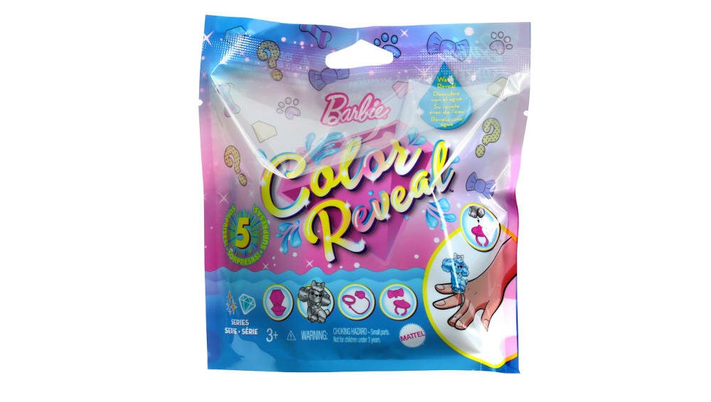 MATTEL-BARBIE-REVEAL-MINIFUGURKA-GTT10 opakowanie figurka akcesoria instrukcja karta gwarancyjna