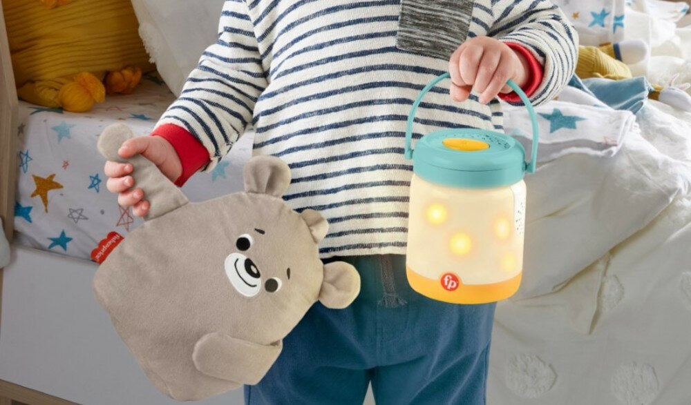 Maskotka FISHER PRICE Miś Uspokajacz ze świetlikami dźwięki