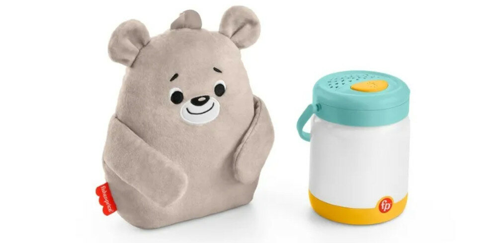 Maskotka FISHER PRICE Miś Uspokajacz ze świetlikami miękki miś plusz
