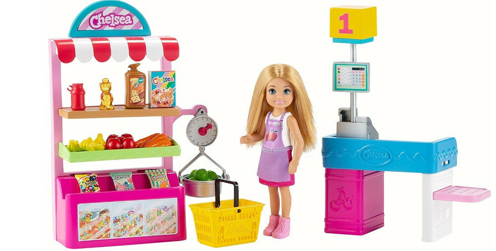 LALKA BARBIE CHELSEA MOŻESZ BYĆ ZESTAW SKLEPIK + LALKA GTN67