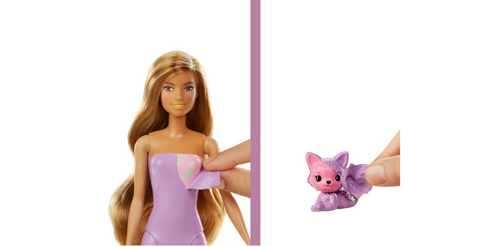 Lalka Barbie MATTEL Color Reval Fantazja Syrena GXV93 jakość