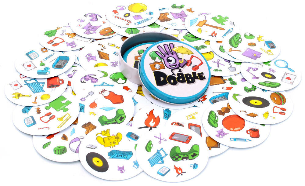 REBEL-DOBBLE gra karciana symbole życie codzienne obrazki karty para