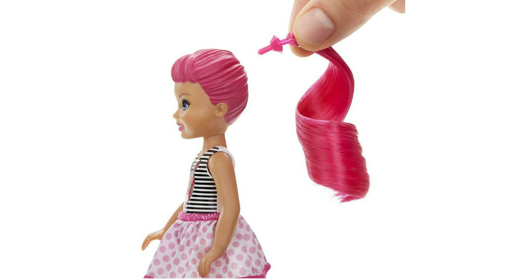 LALKA BARBIE COLOR REVEAL MONOCHROM CHELSEA LALKA + AKCESORIA ASORTYMENT GTT24