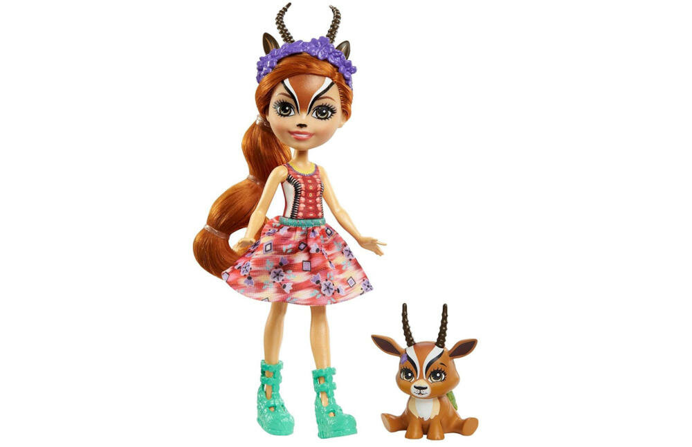 MATTEL-ENCHANTIMALS-GAZELA-GTM26 lalka gabriela gazela spotter enchantimals bohaterowie przyjaciele