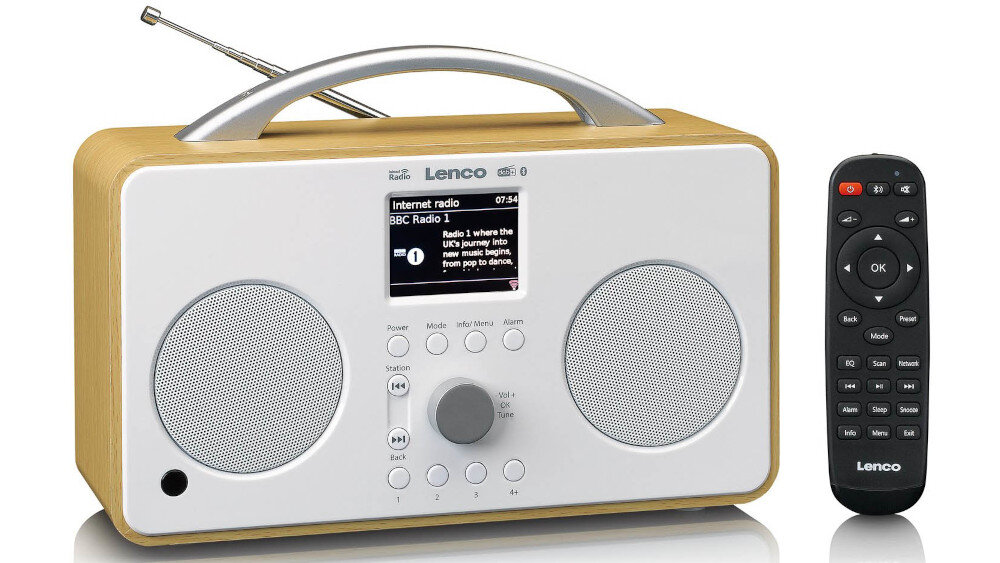 Radio LENCO PIR-645WH  - budzik