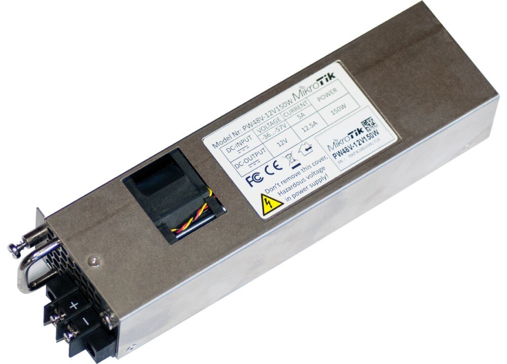 Zasilacz MIKROTIK PW48V-12V150W opis