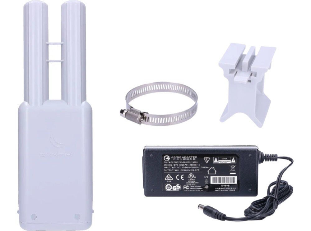 Punkt dostępu MIKROTIK OmniTIK 5 PoE zestaw akcesoria