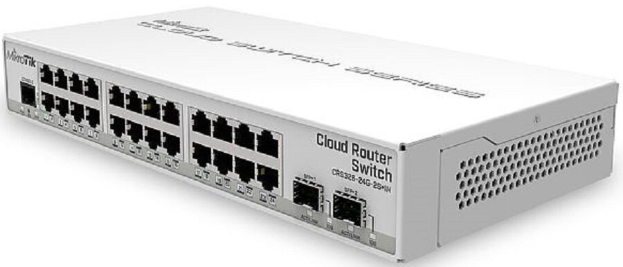 Switch MIKROTIK CRS326-24G-2S+IN - potężna moc 24 porty RJ-45 SFP+