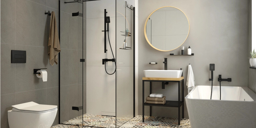 BATERIA WANNOWA DEANTE ANEMON BIS BBZ N10M CZARNY MAT