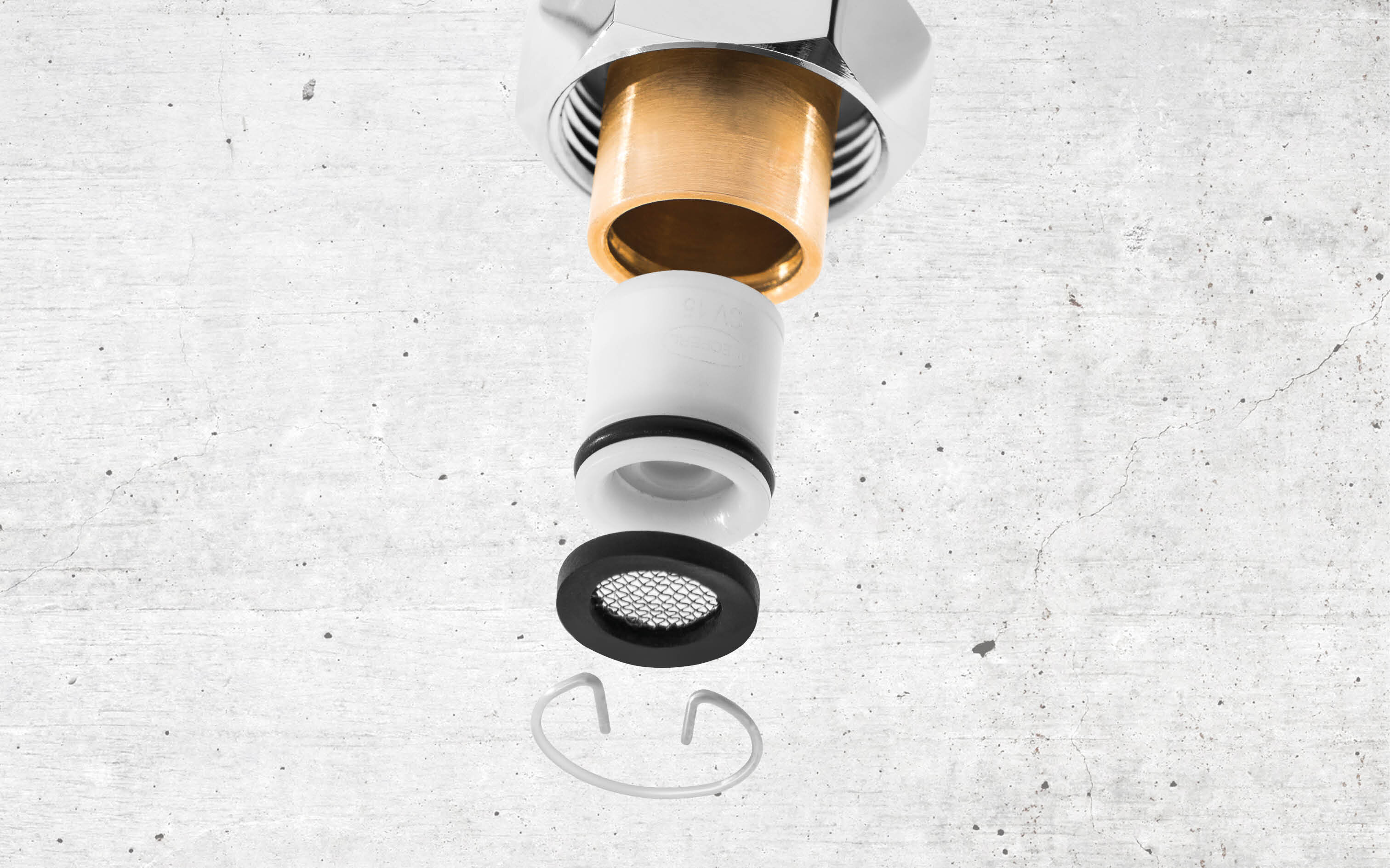 BATERIA WANNOWA NATYNKOWA DEANTE Anemon N10M zawory zwrotne bez mieszania się wody