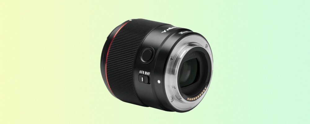 Obiektyw Yongnuo YN 35 mm f/2,0 DF DSM do Sony E obiektyw od strony mocowania z widocznymi stykami