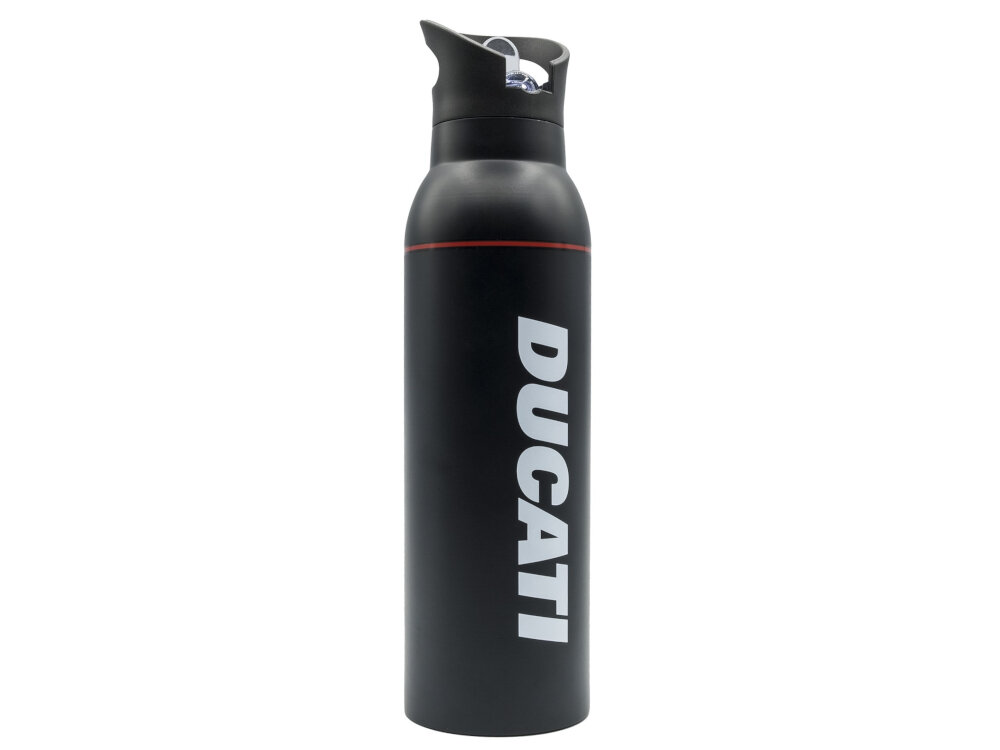 Bidon DUCATI Urban 500 ml Czarny praktyczne i stylowe akcesorium wygoda i komfort konstrukcja ze stali nierdzewnej i wysokiej jakosci tworzyw sztucznych