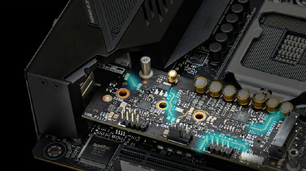 Płyta główna ASUS Rog Strix Z590-I Gaming WiFi - jakosc dzwieku