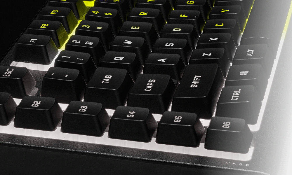 Klawiatura CORSAIR K55 RGB PRO Sterowanie za pomocą makr
