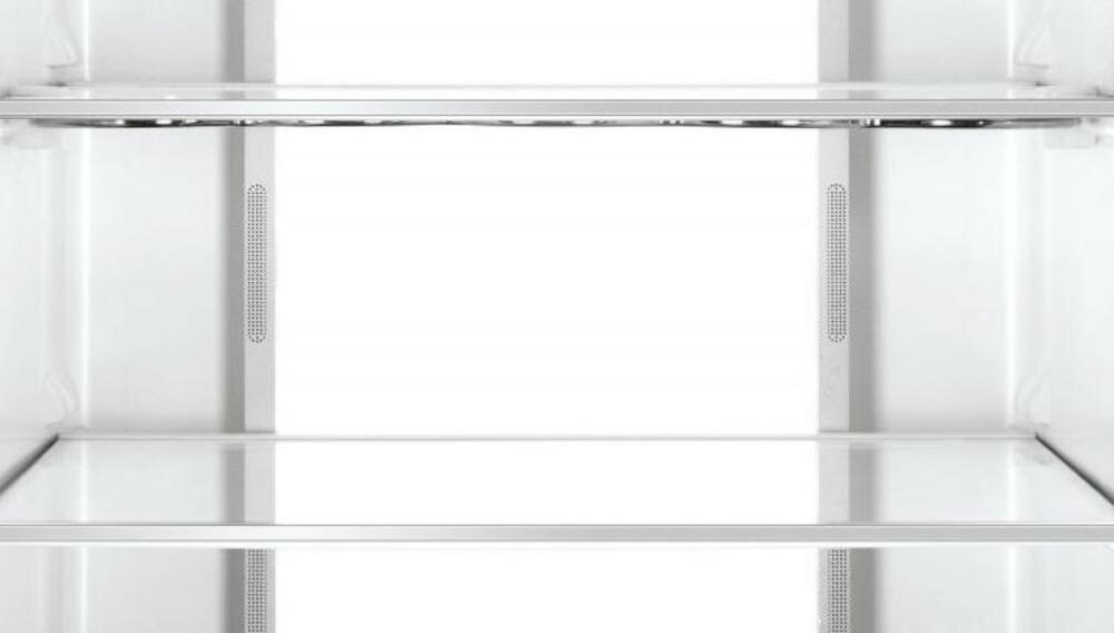 HAIER-HLE-172 lodówka elegancja design stylowe wnętrze szklane półi łatwe czyszczenie