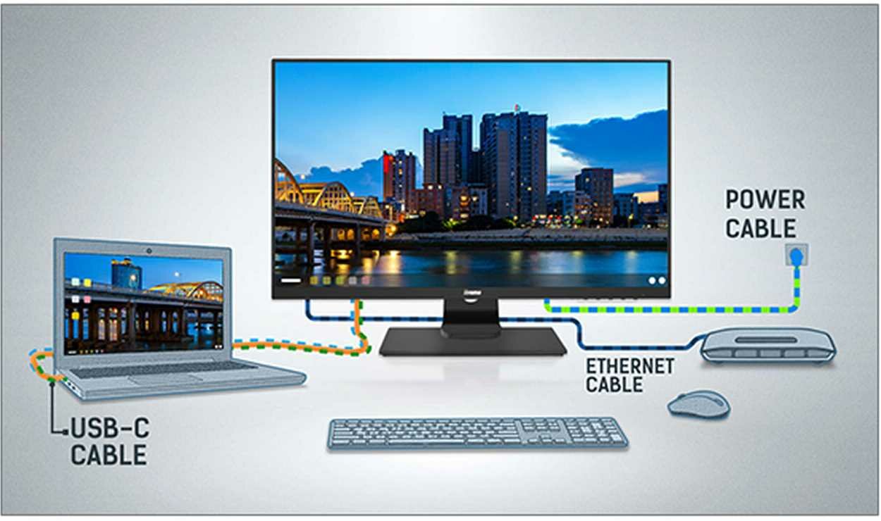 Monitor IIYAMA XUB2792QSN - USB-C