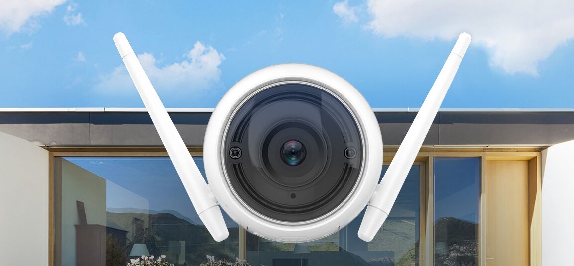 Kamera IP EZVIZ C3WN - stabilne i silne połączenie 2 anteny