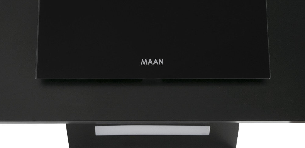 Okap MAAN Vertical 2 60 Czarny oświetlenie LED oszczędność komfort