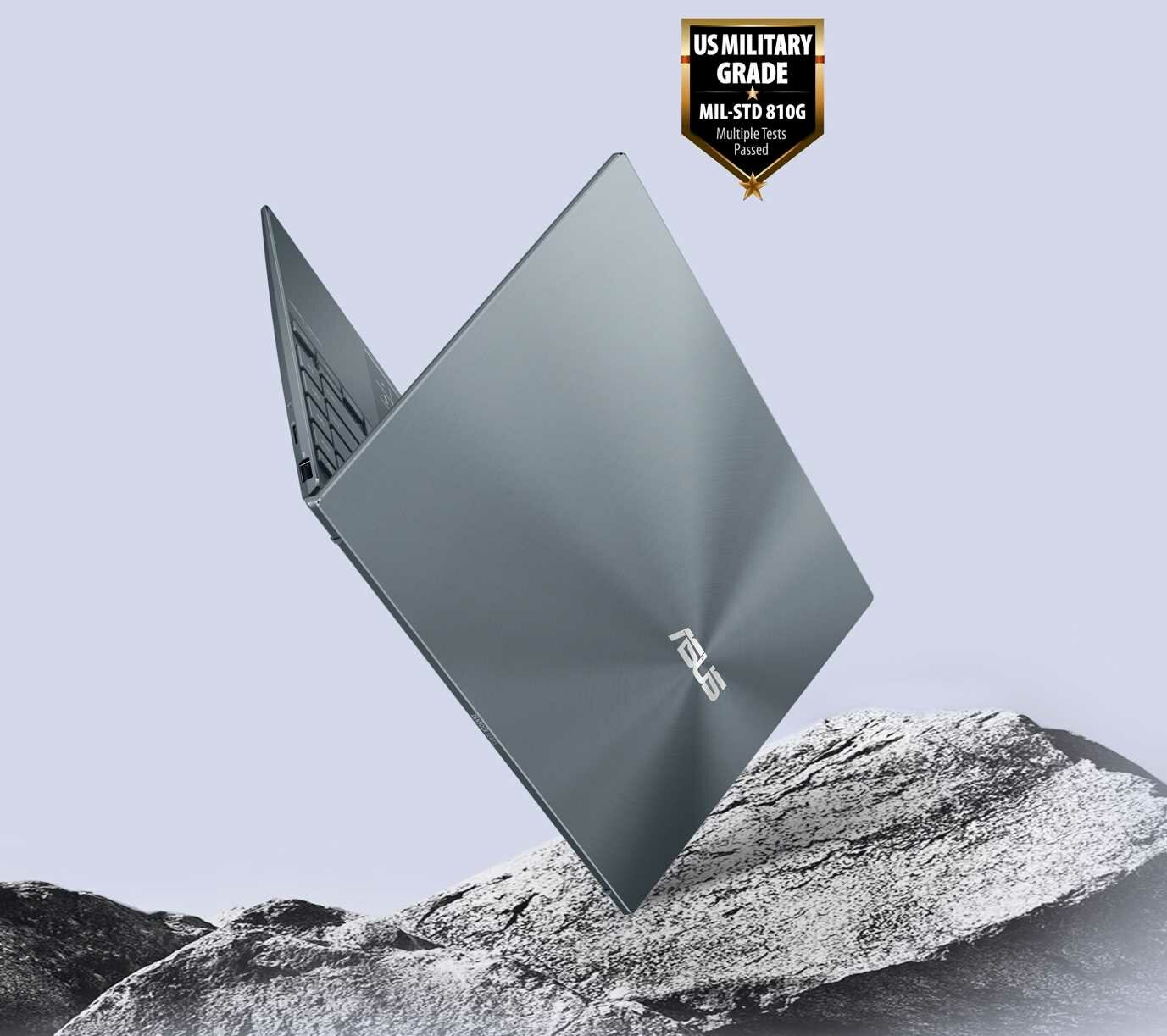 Laptop ASUS ZenBook 14 UM425 - Wytrzymałość klasy wojskowej MIL-STD-810G
