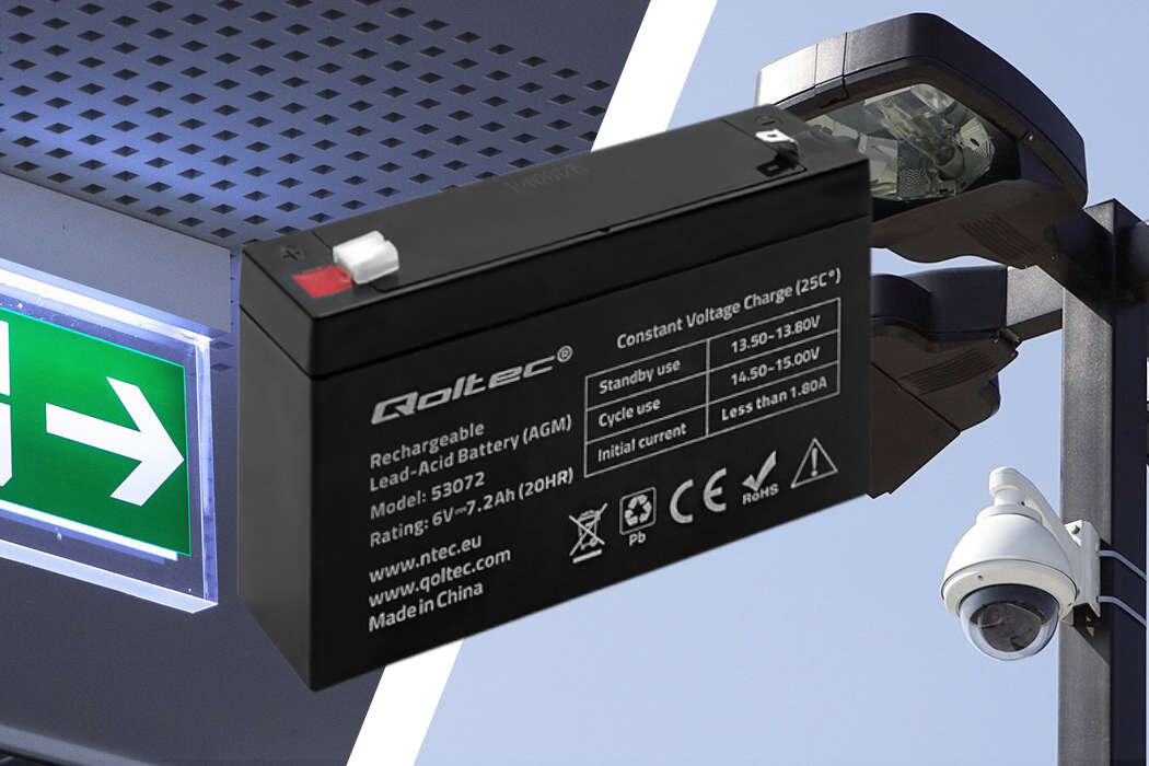 Akumulator QOLTEC 53072 7.2Ah 6V żywotność bateria wspomaganie waga wymiary przenośny